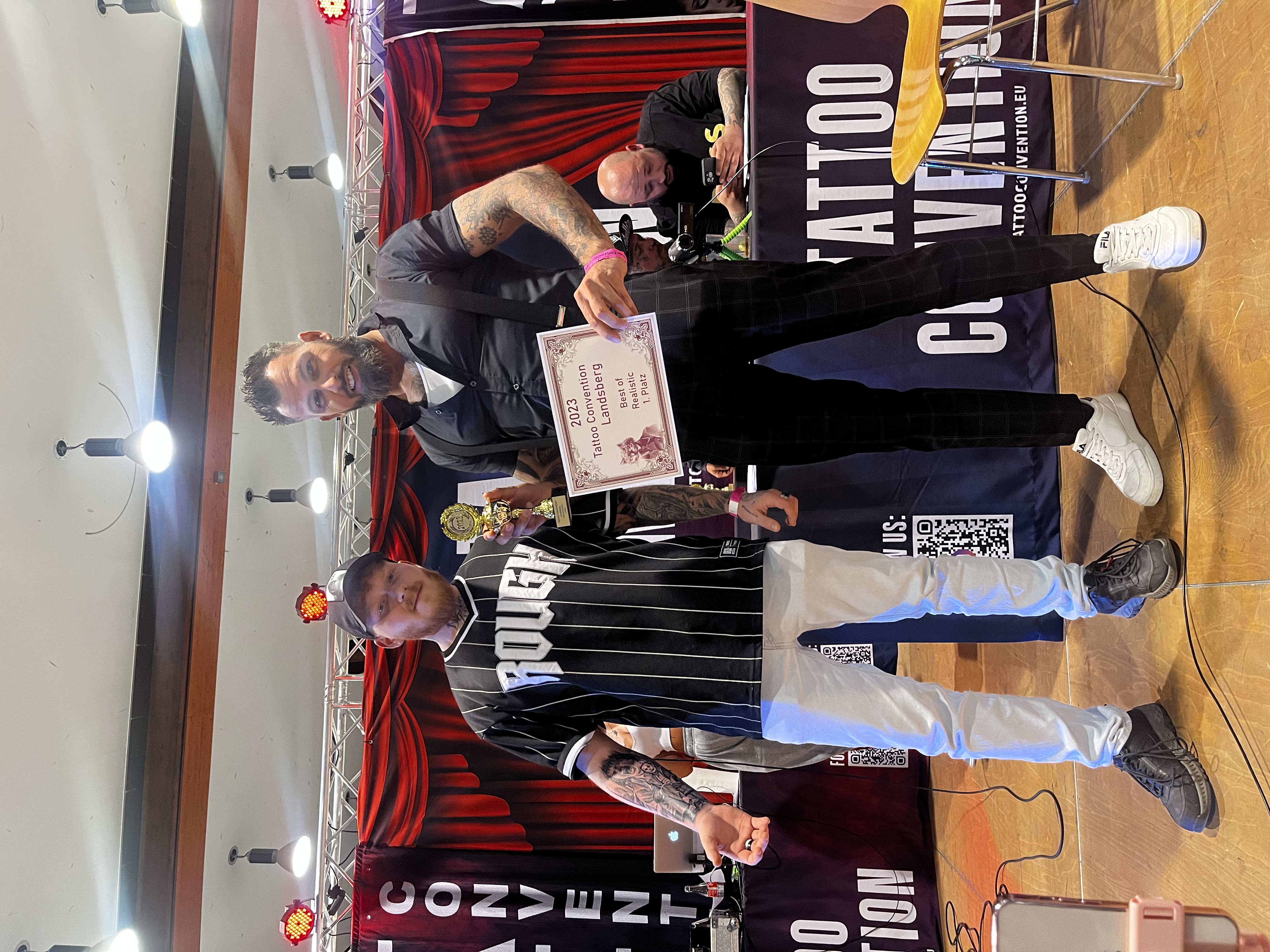 Tom bei der Siegerehrung